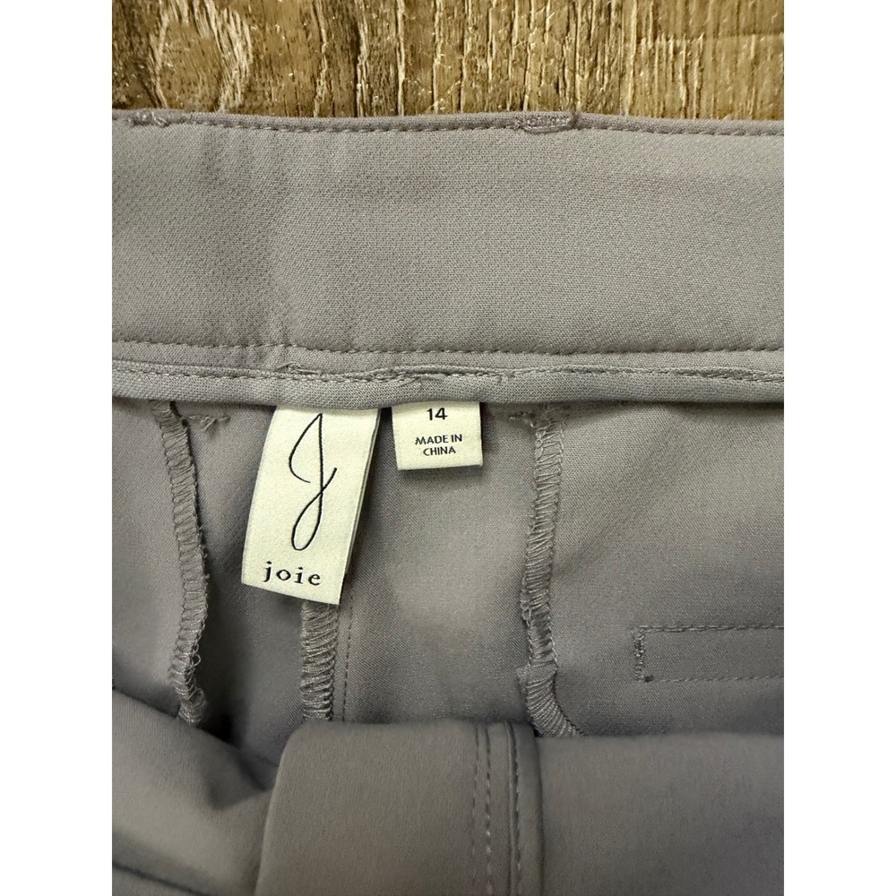 Joie Grey Lavender High Rise Straightโ Leg Dress Pants Size 14 Career Trousers - Picture 3 of 8